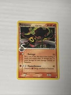 Pokemon TCG Shiny Rayquaza Non Holo Rare 26/110 - Image 1