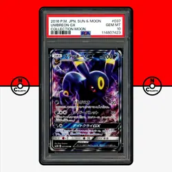 Pokemon PSA 10 Umbreon GX 037/060 sm1m Collection Moon Japanese - Image 1