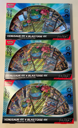 Venusaur EX & Blastoise EX Premium Collection Pokemon TCG GameStop Exclusive NEW - Image 1
