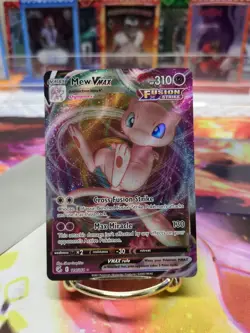 Pokemon TCG Mew VMAX Fusion Strike 114/264 Holo Ultra Rare Mint Condition - Image 1
