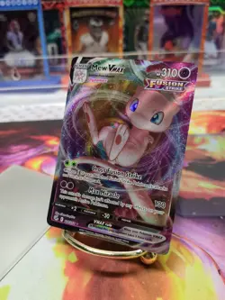 Pokemon TCG Mew VMAX Fusion Strike 114/264 Holo Ultra Rare Mint Condition - Image 2