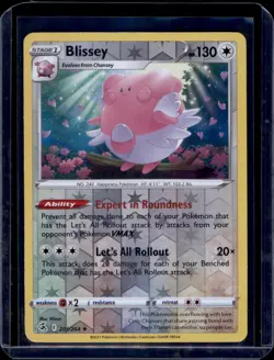 Blissey SWSH08: Fusion Strike Pokemon #203/264 Reverse Holo NM+ - Image 1