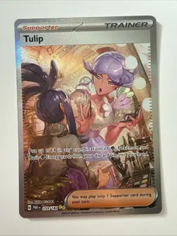 Pokemon TCG Tulip 259/182 Paradox Rift Sir Trainer NM Condition - Image 1