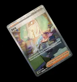 2023 Pokemon TRAINER JACQ SIR SPECIAL ILLUSTRATION RARE HOLO 250/198! NM - Image 1