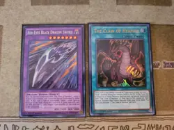 YUGIOH RED-EYES BLACK DRAGON SWORD SECRET + THE CLAW OF HERMOS ULTRA SET - Image 1