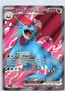Salamence ex 177/159 SV09: Journey Together - Pokemon Card - NM - Image 1