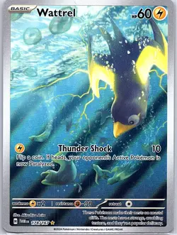 Wattrel 178/167 SV06: Twilight Masquerade - Pokemon Card - NM - Image 1