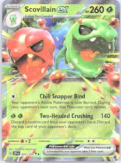 Scovillain ex 022/162 SV05: Temporal Forces - Pokemon Card - NM - Image 1