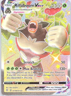 Rillaboom VMAX SV106/SV122 Shining Fates: Shiny Vault - Pokemon Card - NM - Image 1