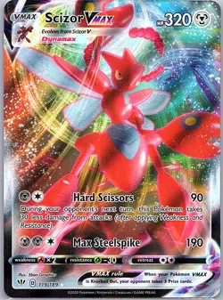 Scizor VMAX 119/189 SWSH03: Darkness Ablaze - Pokemon Card - NM - Image 1