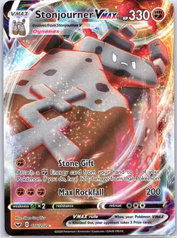Stonjourner VMAX 116/202 SWSH01: Sword & Shield Base Set - Pokemon Card - NM - Image 1