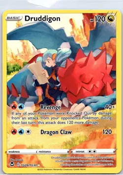Druddigon TG09/TG30 SWSH12: Silver Tempest Trainer Gallery - Pokemon Card - NM - Image 1