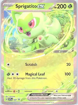 Sprigatito ex SVP 087 SV: Scarlet & Violet Promo Cards - Pokemon Card - NM - Image 1