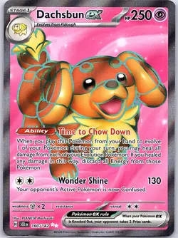 Dachsbun ex 160/142 SV07: Stellar Crown - Pokemon Card - NM - Image 1