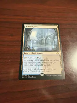 Magic the Gathering MTG Watery Grave (259) Guilds of Ravnica LP - Image 1