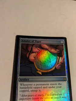 Amulet of Vigor Foil Magic Card Worldwake Artifact MTG # 121/145 - Image 3