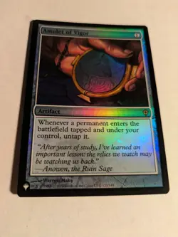 Amulet of Vigor Foil Magic Card Worldwake Artifact MTG # 121/145 - Image 4