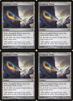 4x MTG 2010 PROPHETIC PRISM - ARTIFACT - MAGIC CARD x4 copies - Image 1