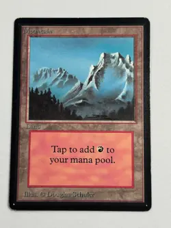 Mountain (B) - Beta Edition 1993 - MTG card [LP] - Image 1