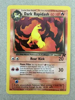 Pokemon - Team Rocket - Dark Rapidash 44/82 - Uncommon LP/NM - Image 1