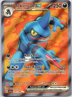 Toxicroak ex 232/198 SV01: Scarlet & Violet Base Set - Pokemon Card - NM - Image 1