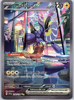 Miraidon ex 244/198 SV01: Scarlet & Violet Base Set - Pokemon Card - NM - Image 1