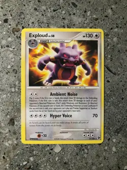 Pokemon TCG Cards Exploud 17/106 Great Encounters Rare - Image 1