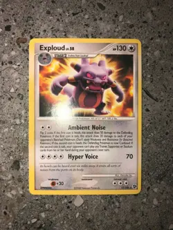Pokemon TCG Cards Exploud 17/106 Great Encounters Rare - Image 3