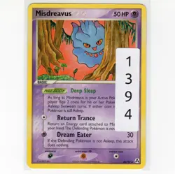 Pokemon TCG Misdreavus 40/92 EX Legend Maker Regular Uncommon Card EN-LP 2006 - Image 3