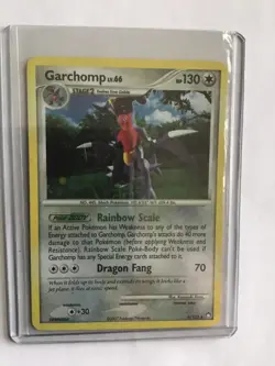Garchomp Holo Rare 9/123 D&P Mysterious Treasures Pokemon Card LP - Image 3