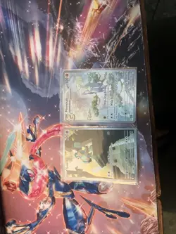 Mienshao & Golett Reverse Holo Pokemon Cards Near Mint Great Centering NM - Image 1