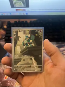 Mienshao & Golett Reverse Holo Pokemon Cards Near Mint Great Centering NM - Image 2