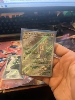 Mienshao & Golett Reverse Holo Pokemon Cards Near Mint Great Centering NM - Image 4