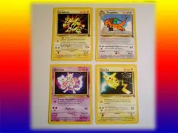 Sealed POKEMON Pikachu Dragonite Mewtwo Electabuzz First Movie Black Star card - Image 3