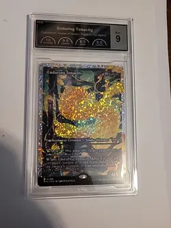Mtg - Enduring Tenacity *Showcase Fracture Foil* PCG Graded 9 - Image 1