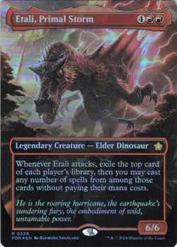 MTG Etali, Primal Storm (Borderless) (329) | NM Foil | Foundations {FDN} - Image 2
