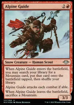 Alpine Guide FOIL | NM/M | Modern Horizons | Magic MTG - Image 1