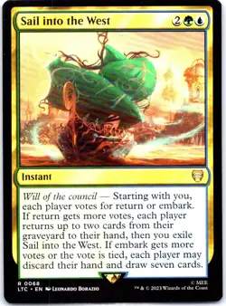 #68 Sail into the West LOTR Tales of Middle-earth Rare - Image 1