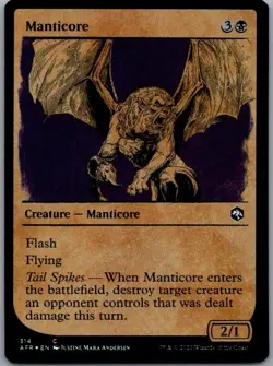 #314 Manticore (Showcase) Adventures in the Forgotten Realms Common - Image 1