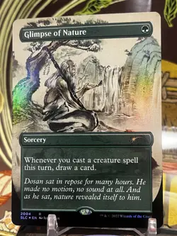 MTG | Glimpse of Nature (Borderless) [Secret Lair] ✨FOIL✨ - Image 1