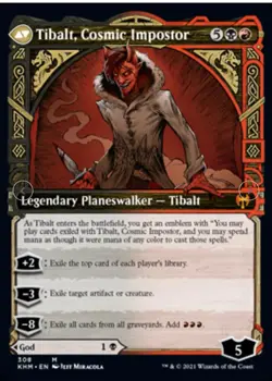 MTG | Valki, God of Lies - Tibalt, Cosmic Impostor (Showcase) [Kaldheim] ✨FOIL✨ - Image 2