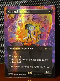 MTG | Changeling Outcast [Secret Lair] ✨Double Rainbow FOIL✨ - Image 1