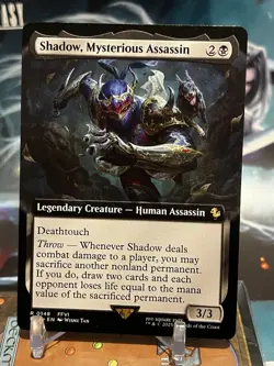 MTG | Shadow, Mysterious Assassin (Extended Art) [FINAL FANTASY] NF - Image 1