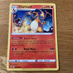 Pokemon TCG Charizard Vivid Voltage Non-Holo Card 025/185 NM - Image 1