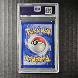 Machop, 1st Edition Base Set, 52/102, Pokemon, WOTC 1999, (PSA 8) - Image 2