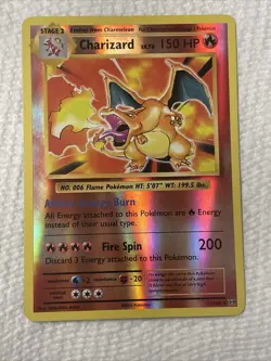 Charizard 11/108 XY Evolutions Reverse Holo Rare Card 2016 Pokemon TCG NM - Image 4