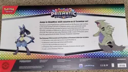 NEW Pokemon Prismatic Evolution Lucario & Tyranitar EX Premium Collection - Image 3