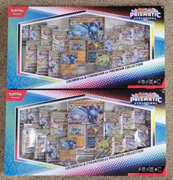NEW Pokemon Prismatic Evolution Lucario & Tyranitar EX Premium Collection - Image 4