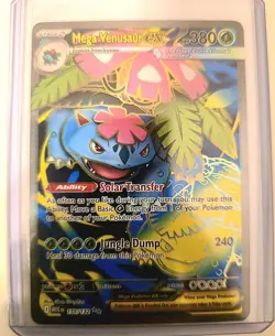 Mega Venusaur ex 155/132 Pokemon TCG Mega Evolution Full Art Rare - Image 1