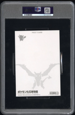 2022 POKEMON FOSSIL MUSEUM POSTCARD PIKACHU & AERODACTYL PSA 10 - Image 2